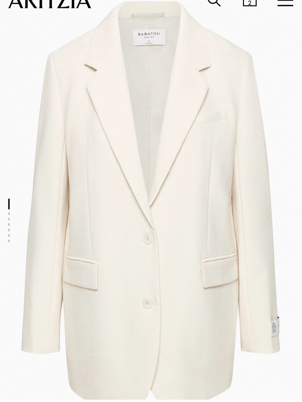 Babaton Atelier New Agency Birch Blazer